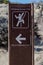 Climbing Access Trail Sign