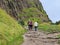 Climbing Arthur`s Seat, Edinburgh