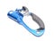 Climbing ascender, rope, carabiner, knot