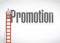 Climbing the corporate ladder. promotion