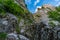 Climbing on the Drachenwand via ferrata