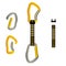 Climbing equipment vector set.