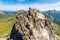 Climbing the Karhorn Via Ferrata near Warth Schrocken in the Lechquellen Mountains