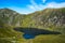 Climbing and lake view on cadair idris hill in wales 2022