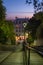 Climbing Montmartre stairs in Paris