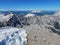 Climbing mountain ridge watzmann in germany