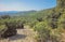 Climbing at the Pic Saint-Loup mountain