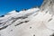 Climbing Pico de Aneto at Aneto Glacier, Pyrenees, Spain