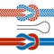 Climbing rope knot symbols