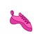Climbing shoes doodle icon