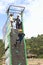 Climbing Wall in Banos, Ecuador