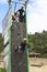 Climbing Wall in Banos, Ecuador