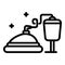 Clinic anesthesia icon, outline style