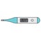 Clinical Digital Thermometer vector