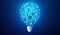 Clinical Research Concept with Medical Icons on Light Bulb