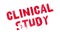 Clinical Study rubber stamp