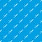 Clinical syringe pattern vector seamless blue