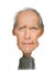 Clint Eastwood Caricature illustration