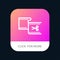 Clip, Cut, Edit, Editing, Movie Mobile App Button. Android and IOS Line Version