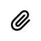 Clip, staple icon. Signs and symbols can be used for web, logo, mobile app, UI, UX