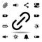 clip, staple icon. Signs and symbols can be used for web, logo, mobile app, UI, UX