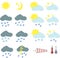 Clipart for weather icons