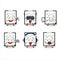 Clipboard with checklist cartoon character are playing games with various cute emoticons