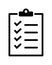 Clipboard checklist icon