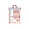 clipboard checklist isolated icon