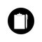 Clipboard Icon. Rounded vector EPS