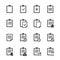 Clipboard icons over white.Vector ofice document