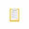 Clipboard - White Background icon vector isolated