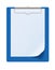 Clipboard with white sheet. Vector