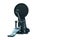 Clipping path of the electric drum pedal isolated