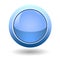 Clipping paths,illustration electronic and technology concept,single simple icon blue button