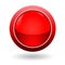 Clipping paths,illustration electronic and technology concept,single simple icon red button set