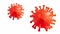 Clips of Covid-19 Coronavirus virus 3d animation. Covid-19 Concept