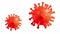 Clips of Covid-19 Coronavirus virus 3d animation. Covid-19 Concept