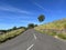 The Clitheroe to Skipton road, set against a blue sky near, Slaidburn, Lancashire, UK