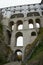 Cloak bridge in castle of Cesky Krumlov