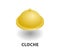 Cloche icon, vector symbol.