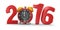 Clock 2016 (clipping path included)