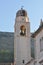 Clock Belltower in old town Dubrovnik, Croatia