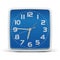 Clock blue - vector