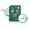 With clock circuit board pcb in cartoon shape