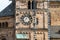 Clock face of the Bamberger Dom Bamberg Cathedral Germany.