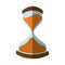 clock glass sand business money flat icon