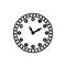 Clock icon.Icon style clock graphic.Clock icon vector.Vector illustration of a clock