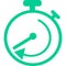 Clock icon. Set of Fasting Ramadan and Eid Mubarak celebration solid icon, clock and icon stop eating.