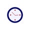 Clock icon. Simple Time sign. Flat vector illustration